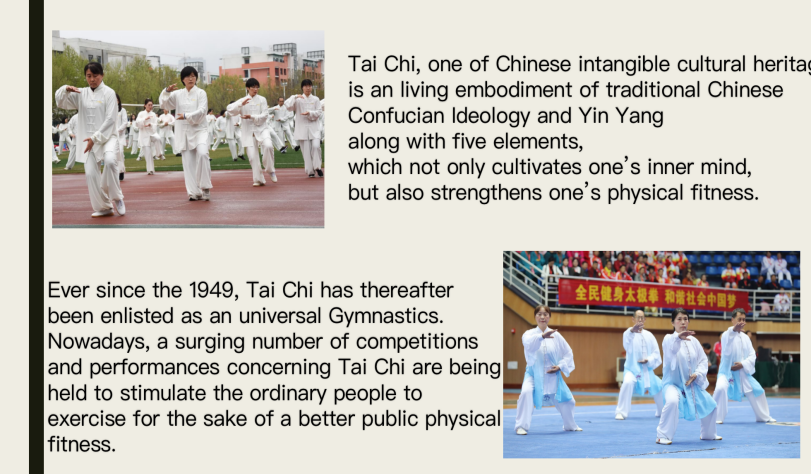 Introduce Taijiquan to international students